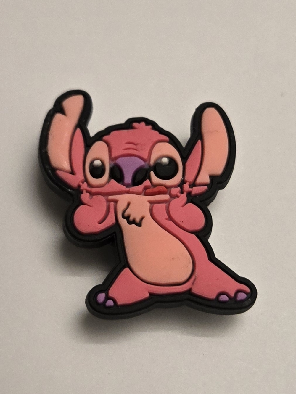 3/$10 Angel Croc Charm Jibbitz Pink Disney Alien